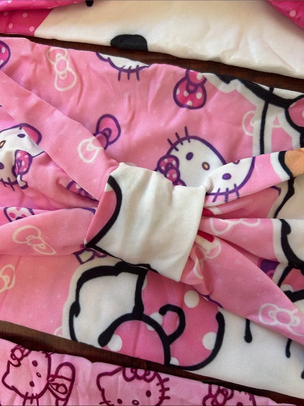 Hello Kitty Pink Patterned headband Set-6 piece